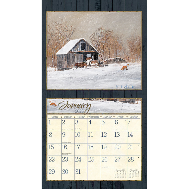 Lang Calendar 2023 Lang On The Farm 2023 Lang Wall Calendar Wayfair